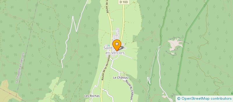 localisation de l'entreprise MADAME ELSA ROMEY à SAINT-AGNAN-EN-VERCORS