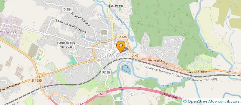 localisation de l'entreprise MADAME ELSA ROUSSET  LE MUY