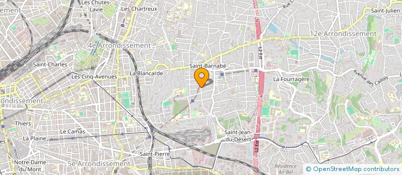 localisation de l'entreprise MADAME ELSA ROUVIERE  MARSEILLE
