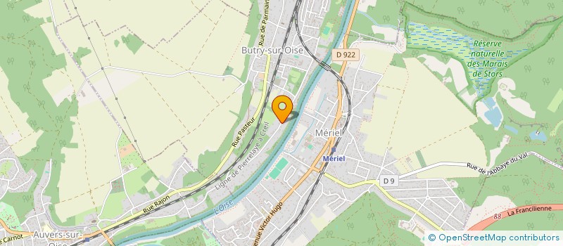 localisation de l'entreprise MADAME ELSA ROUX à BUTRY-SUR-OISE