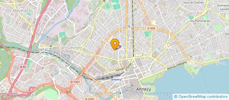 localisation de l'entreprise MADAME ELSA SAINT-CLAIR SYME à ANNECY