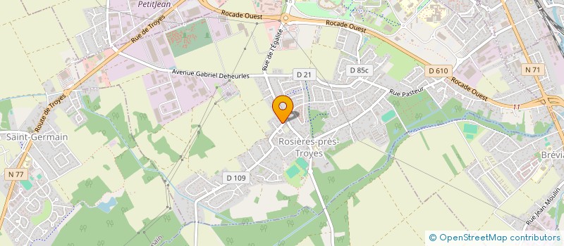 localisation de l'entreprise MADAME ELSA SCHERMANN  ROSIERES-PRES-TROYES