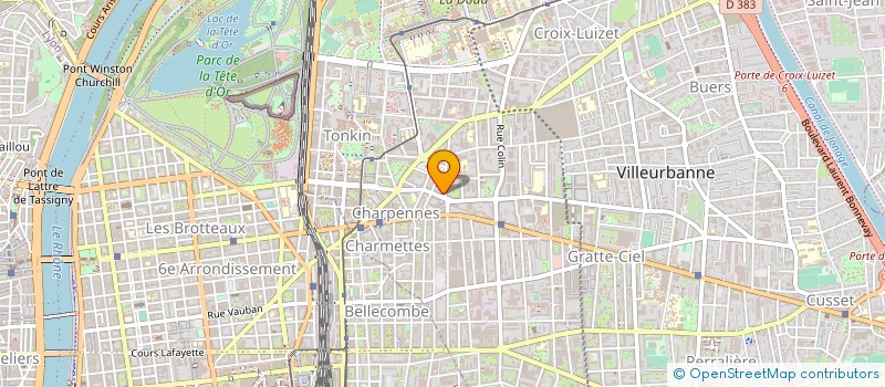 localisation de l'entreprise MADAME ELSA SENEQUE  VILLEURBANNE