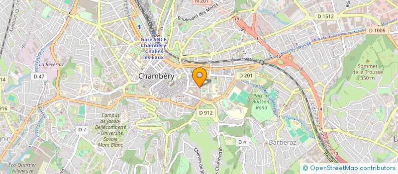 localisation de l'entreprise MADAME ELSA SIDAWY à CHAMBERY