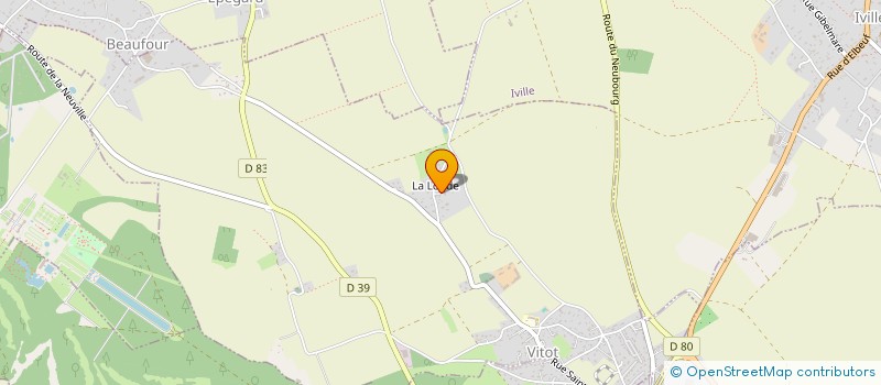 localisation de l'entreprise MADAME ELSA SURPLIE  VITOT