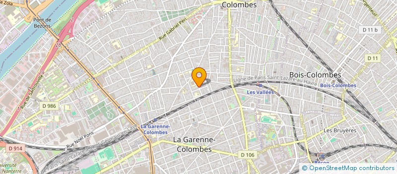localisation de l'entreprise MADAME ELSA THIEBLEMONT à COLOMBES
