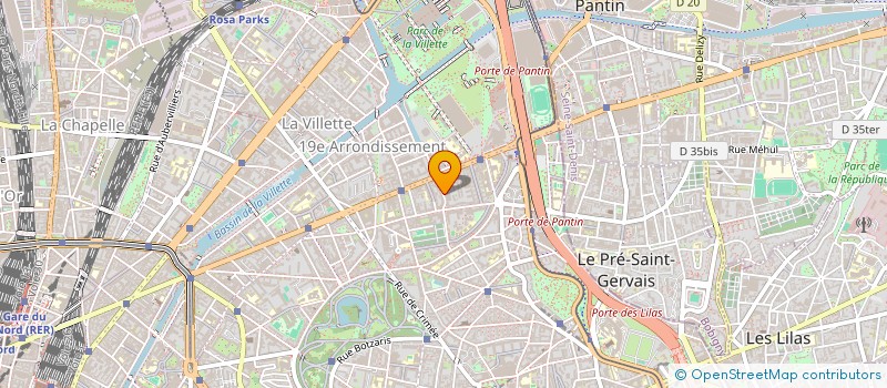 localisation de l'entreprise MADAME ELSA THOMET  PARIS