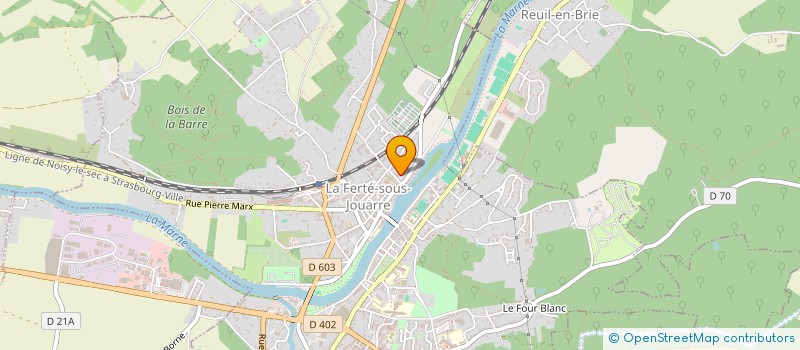localisation de l'entreprise MADAME ELSA TISSIER à LA FERTE-SOUS-JOUARRE