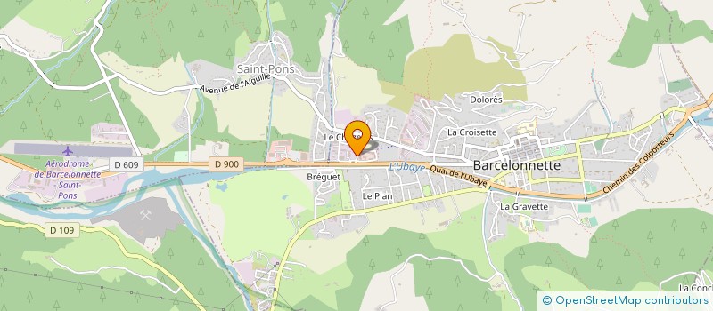 localisation de l'entreprise MADAME ELSA TONDEREAU  BARCELONNETTE