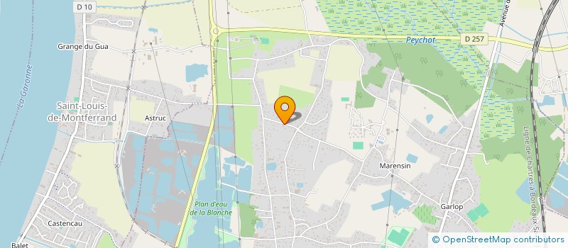 localisation de l'entreprise MADAME ELSA TOUTAIN  AMBARES-ET-LAGRAVE