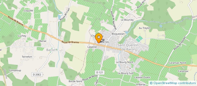 localisation de l'entreprise MADAME ELSA VALET  SAINT-QUENTIN-DE-BARON