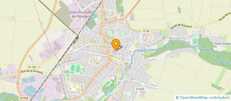 localisation de l'entreprise MADAME ELSA VERNEAU à PITHIVIERS