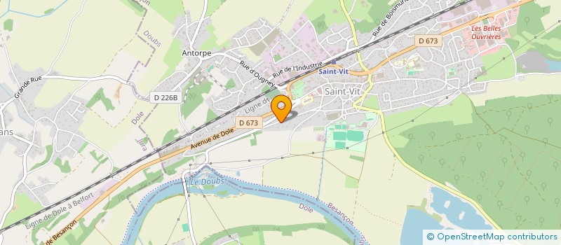 localisation de l'entreprise MADAME ELSA VERNIER  SAINT-VIT