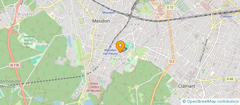 localisation de l'entreprise MADAME ELSA VUILLAUME  MEUDON