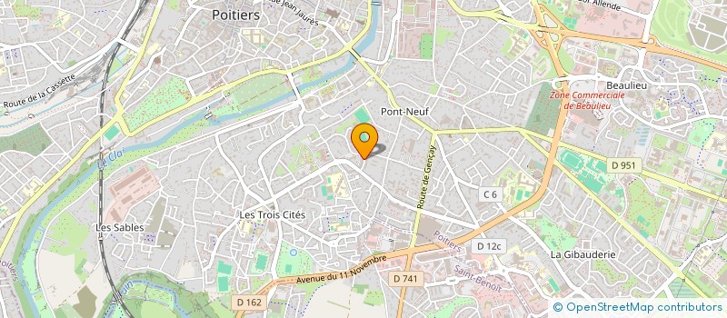 localisation de l'entreprise MADAME ELSA WANDJIE ANGHA POUGUI à POITIERS