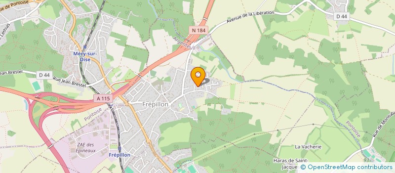 localisation de l'entreprise MADAME ELSA WARNY  L'ISLE-ADAM