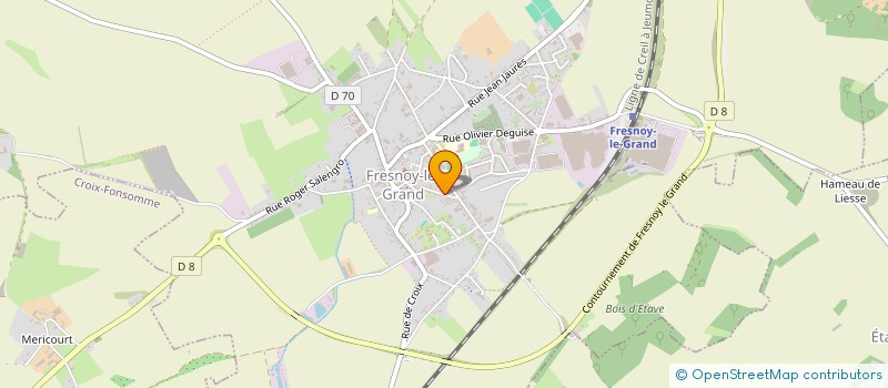 localisation de l'entreprise MADAME ELSA WATZ  FRESNOY-LE-GRAND