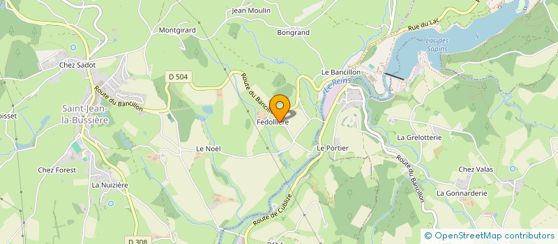 localisation de l'entreprise MADAME ELSA WURM  SAINT-JEAN-LA-BUSSIERE