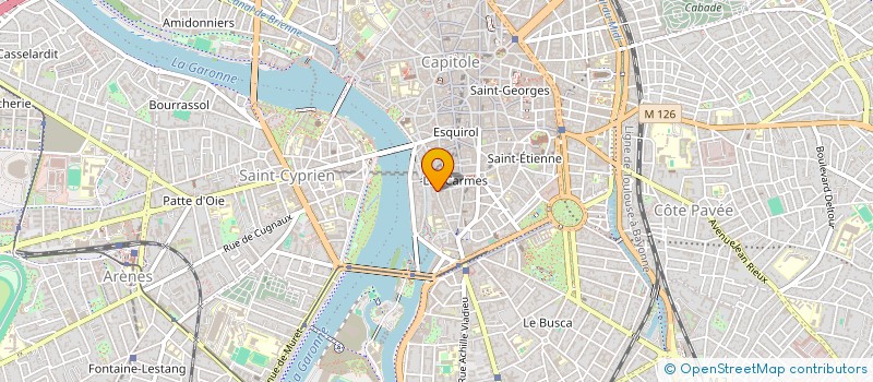 localisation de l'entreprise MADAME ELSA-YAMINA BENBAKIR  TOULOUSE