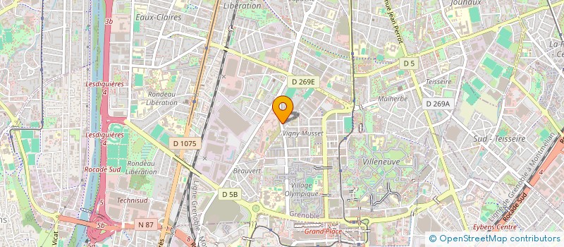 localisation de l'entreprise MADAME ELSANNE SORIA à GRENOBLE