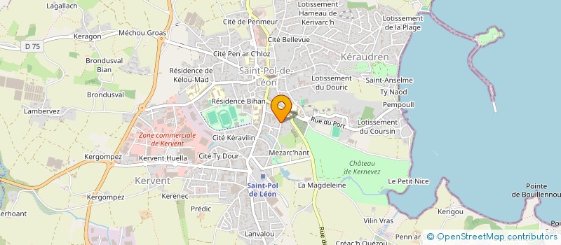 localisation de l'entreprise MADAME ELSIE FONTAINE  SAINT-POL-DE-LEON