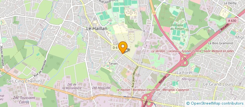 localisation de l'entreprise MADAME ELSIE NELET  LE HAILLAN