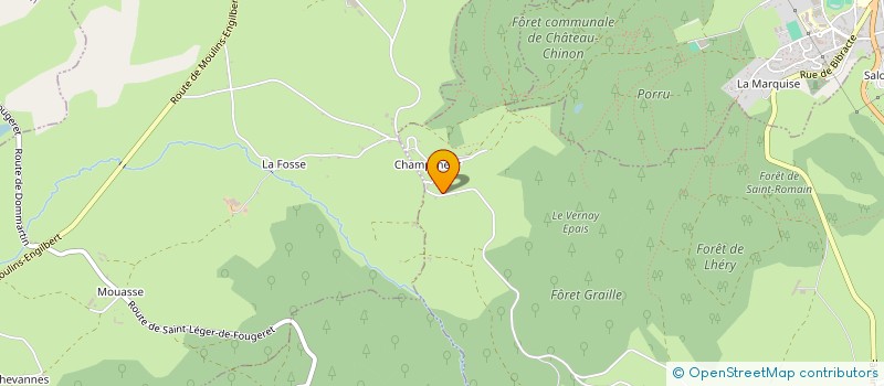 localisation de l'entreprise MADAME ELSJE STOUTJESDIJK  CHATEAU-CHINON (CAMPAGNE)