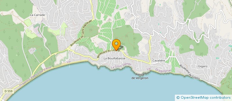 localisation de l'entreprise MADAME ELSJE VAN ARKEL  LA CROIX-VALMER