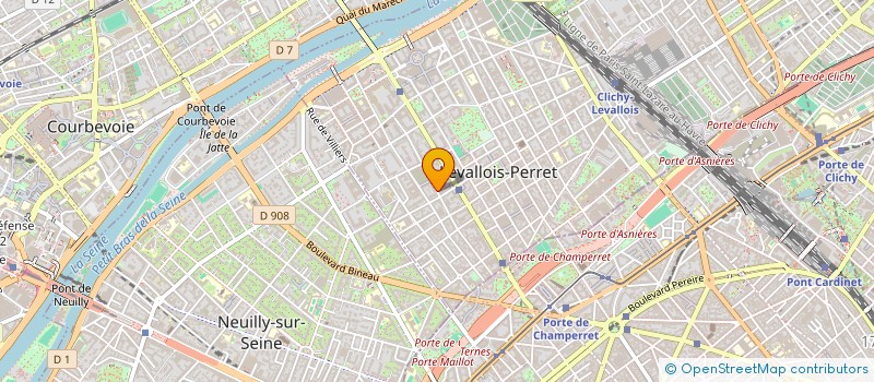 localisation de l'entreprise MADAME ELSY DA ROCHA SALGUEIRO à LEVALLOIS-PERRET
