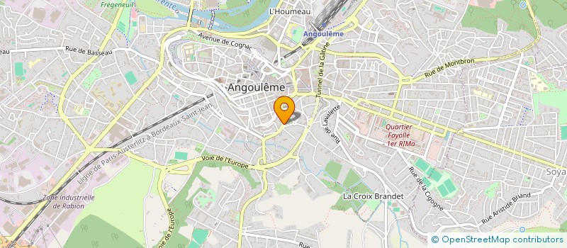 localisation de l'entreprise MADAME ELSY-GAELLE GBABODE à ANGOULEME