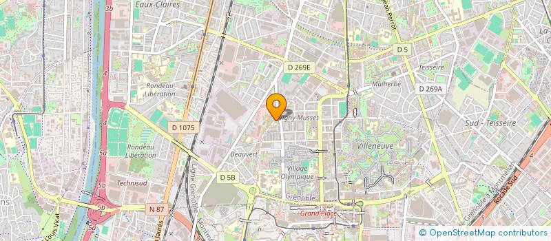 localisation de l'entreprise MADAME ELVAN GOVBULUT  GRENOBLE