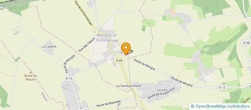 localisation de l'entreprise MADAME ELVEN PISCOU  MORGNY-LA-POMMERAYE