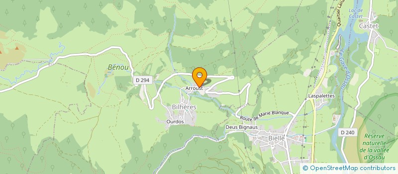 localisation de l'entreprise MADAME ELVIA DURIEUX  GELOS