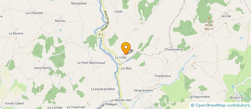 localisation de l'entreprise MADAME ELVIE DEJA à SAINT-MARTIN-EN-HAUT
