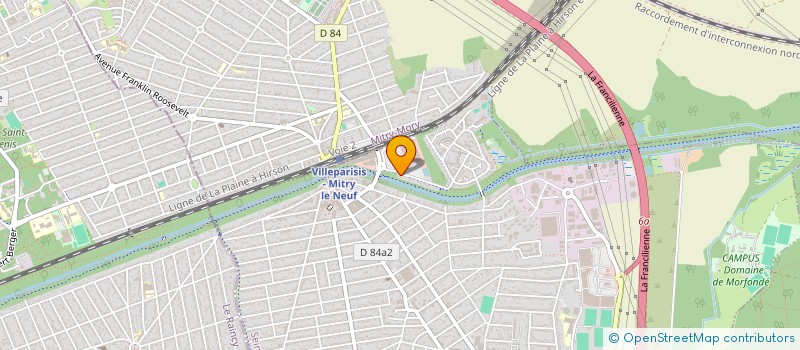 localisation de l'entreprise MADAME ELVIN TOPYUREK  VILLEPARISIS