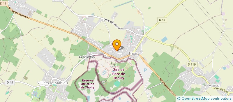 localisation de l'entreprise MADAME ELVINA COCHEREAU  THOIRY