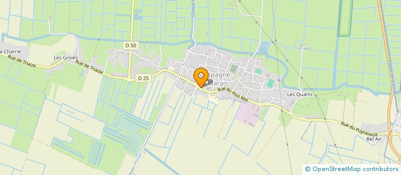 localisation de l'entreprise MADAME ELVINA MOREL  VAUX-SUR-MER