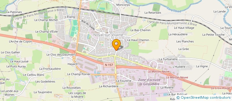 localisation de l'entreprise MADAME ELVINA TANGUY à NOYAL-SUR-VILAINE