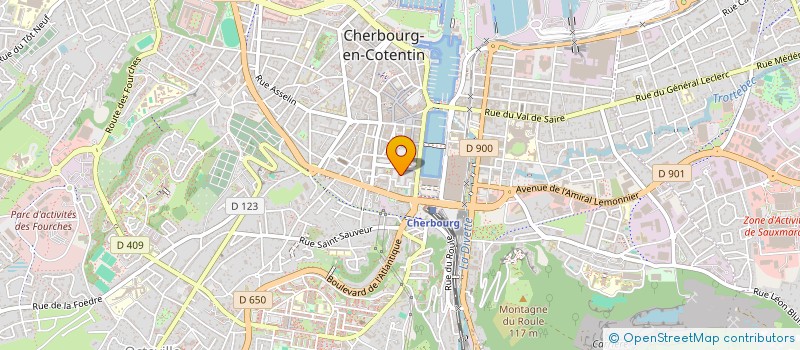 localisation de l'entreprise MADAME ELVIRA AZAMATOVNA ISMAILOVA  CHERBOURG-EN-COTENTIN