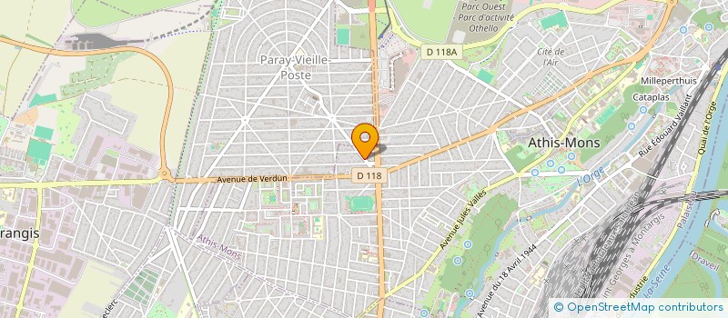 localisation de l'entreprise MADAME ELVIRA BRUMARU  ATHIS-MONS