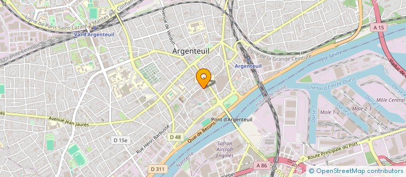 localisation de l'entreprise MADAME ELVIRA CONTI à ARGENTEUIL