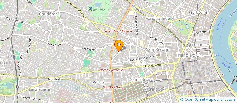 localisation de l'entreprise MADAME ELVIRA CUGAT PRIETO  BORDEAUX