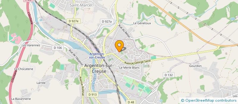 localisation de l'entreprise MADAME ELVIRA DANIELA GRIGORE à ARGENTON-SUR-CREUSE