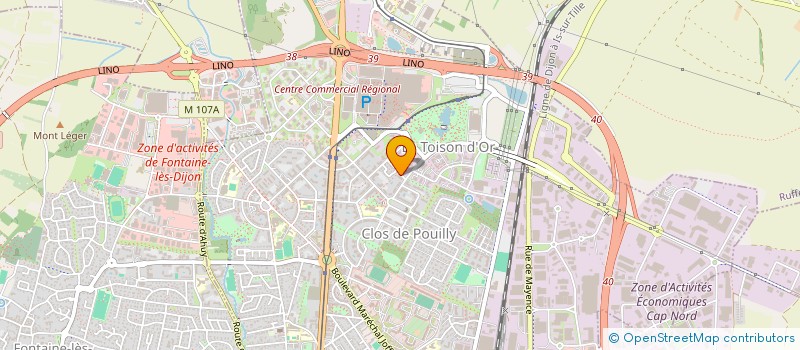 localisation de l'entreprise MADAME ELVIRA DAVOUDIAN à DIJON