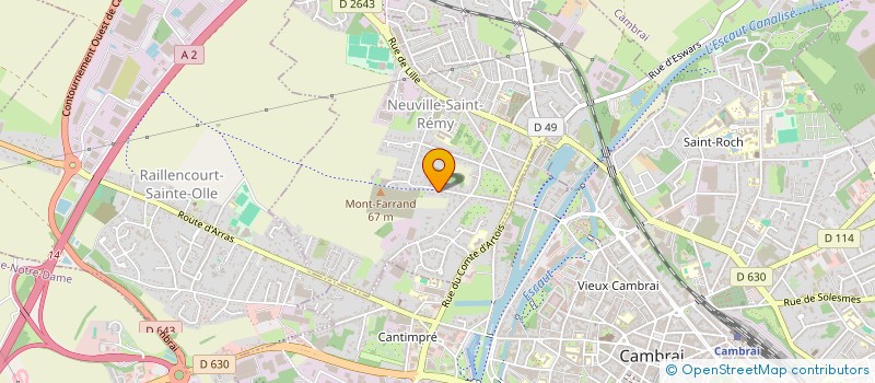 localisation de l'entreprise MADAME ELVIRA FONTES LEAL  CAMBRAI