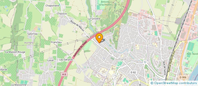 localisation de l'entreprise MADAME ELVIRA JUSIC à MACON