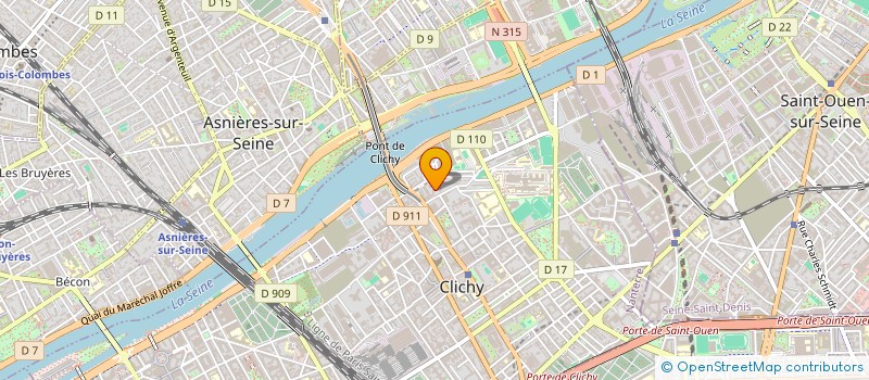 localisation de l'entreprise MADAME ELVIRA KAZBAKOVA à CLICHY