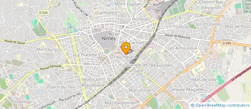 localisation de l'entreprise MADAME ELVIRA KURMASHEVA  NIMES