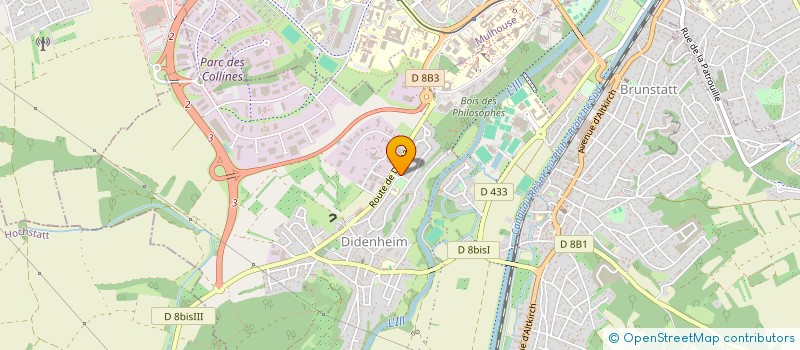 localisation de l'entreprise MADAME ELVIRA STEPHAN  BRUNSTATT-DIDENHEIM