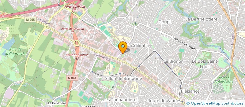 localisation de l'entreprise MADAME ELVIRE BOUTECULET à ORVAULT